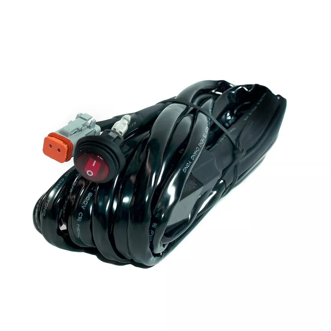 Trailfx Wire Harness W/ Switch LED Light Ba [WRHRNSS5]