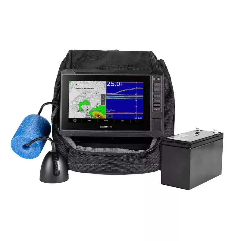 Trending Garmin ECHOMAP™ UHD2 7″ sv Ice Fishing Bundle w/ECHOMAP™ UHD2 73sv & GT10HN-IF Transducer