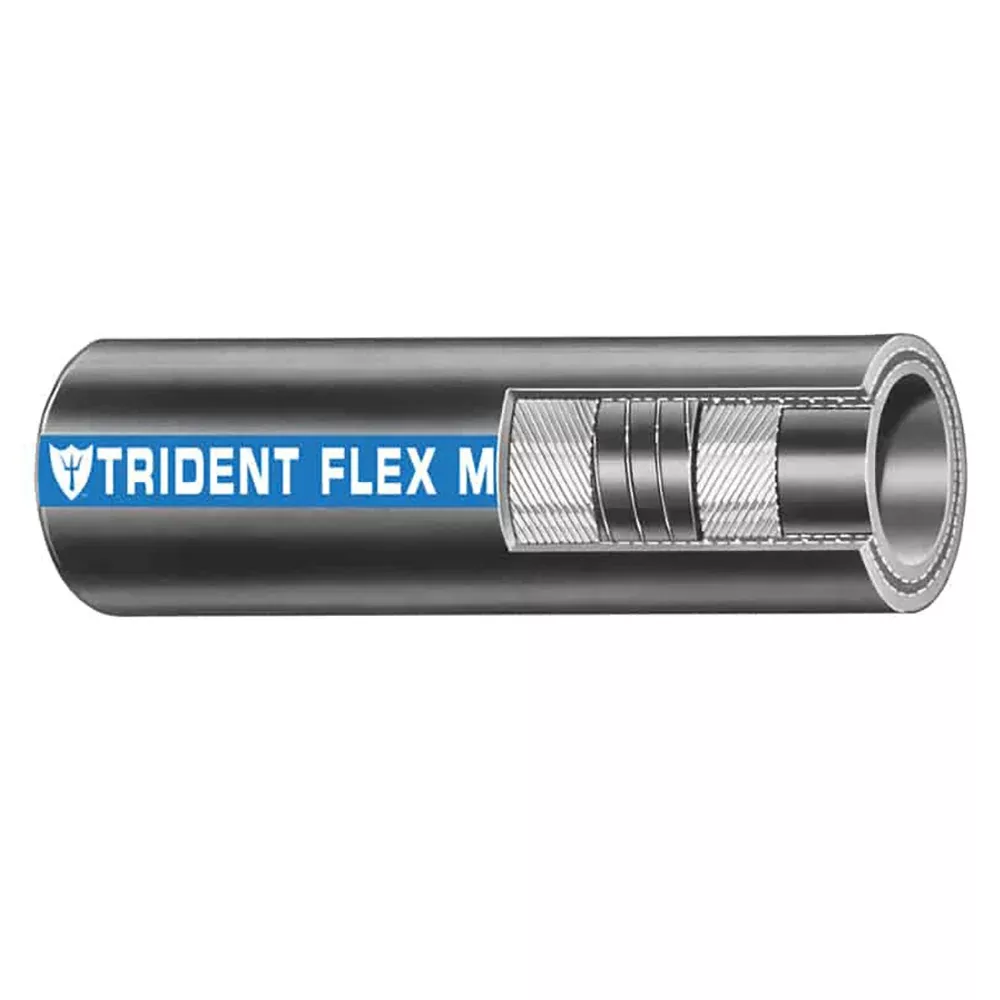 Trident Marine 1-1/2" Flex Marine Wet ExhaustWater Hose - Black - Sold by the Foot [250-1126-FT]