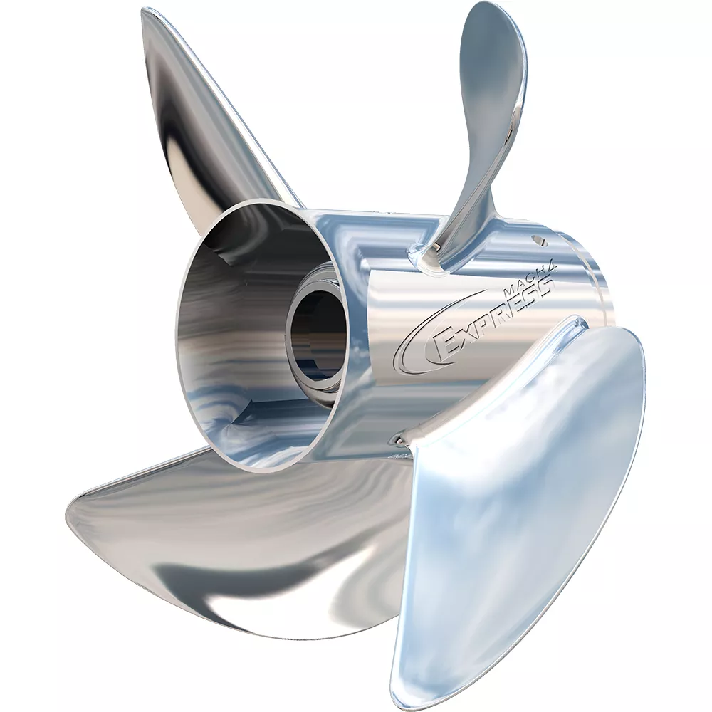 Turning Point Express Mach4 - Left Hand - Stainless Steel Propeller - EX1 /EX2-1317-4L - 4-Blade - 13.25