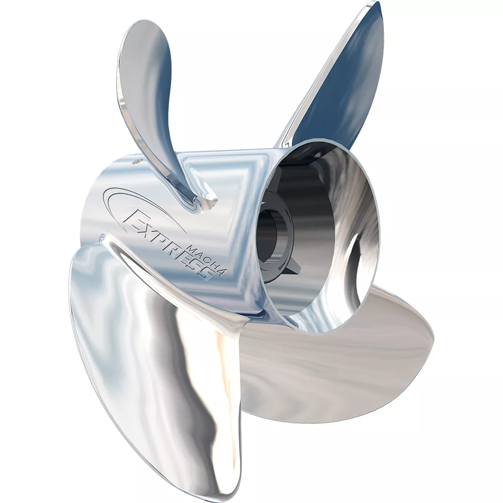 Turning Point Express Mach4™ - Right Hand - Stainless Steel Propeller - EX-1421-4 - 4-Blade - 14" x 21 Pitch