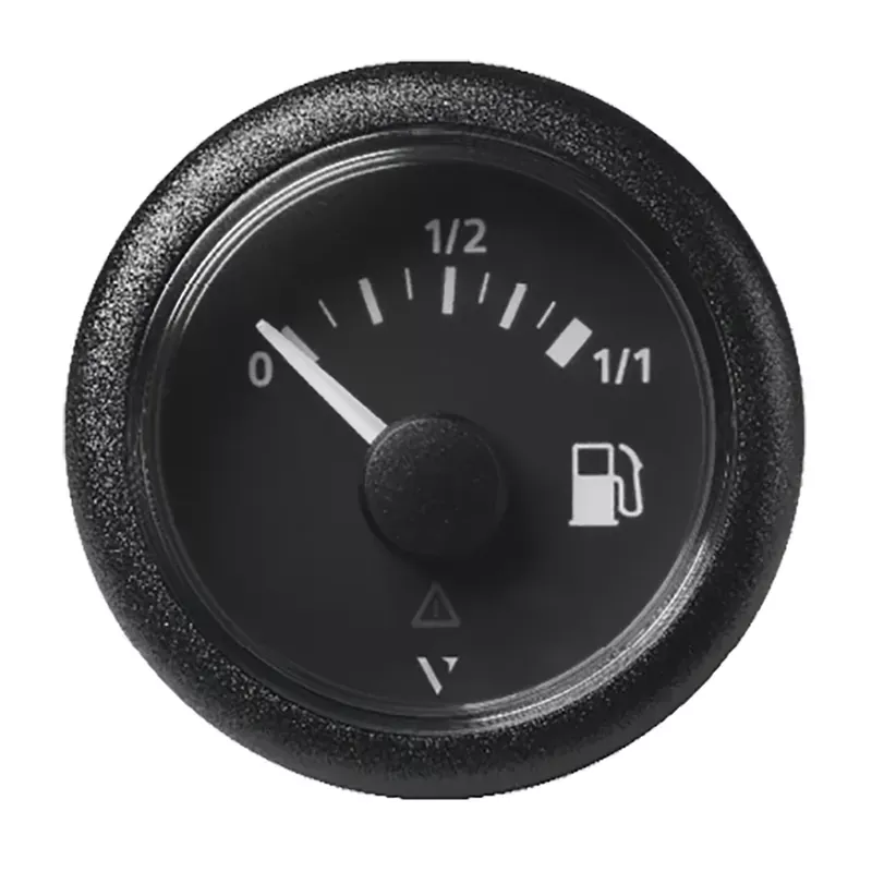 Veratron 52mm (2-1/16″) ViewLine Fuel Tank Level Gauge – 0 to 1/1 – Black Dial Round Bezel [A2C59514079] Limited Offer