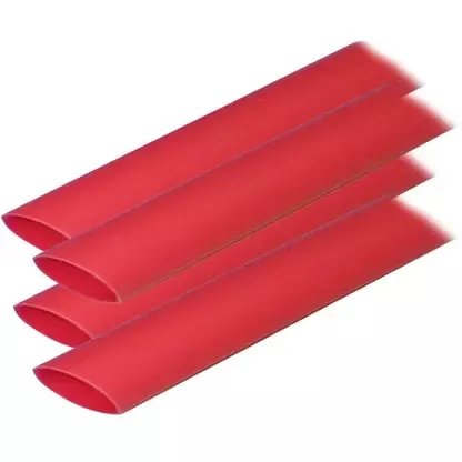 While Supplies Last Ancor Adhesive Lined Heat Shrink Tubing (ALT) – 3/4″ x 6″ – 4-Pack – Red
