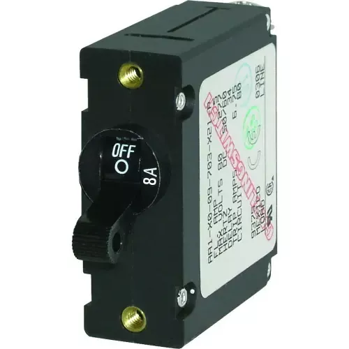 While Supplies Last Blue Sea 7347 AC/DC Single Pole Magnetic World Circuit Breaker – 8 AMP [7347]