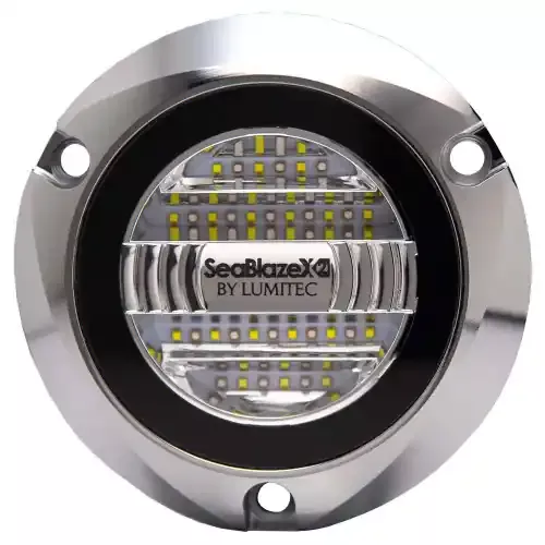 While Supplies Last Lumitec 101591 Seablaze X2 Spectrum Underwater Light RGBW Polished Housing