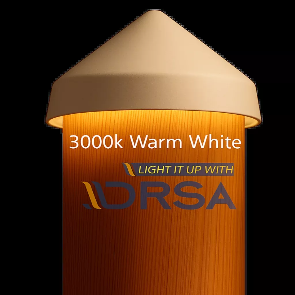 White LED Dock Piling Light Cap Warm White – 12V DC Marine Lighting