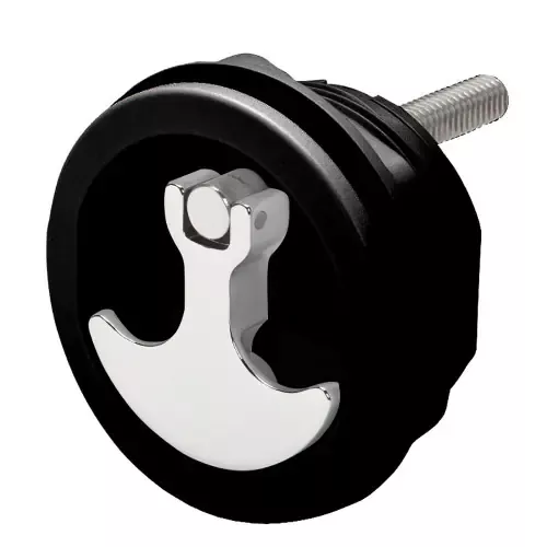 Whitecap Compression Handle CP Zamac/Black Nylon No Lock Fresh Water Use Only [S-1417BC] Discount