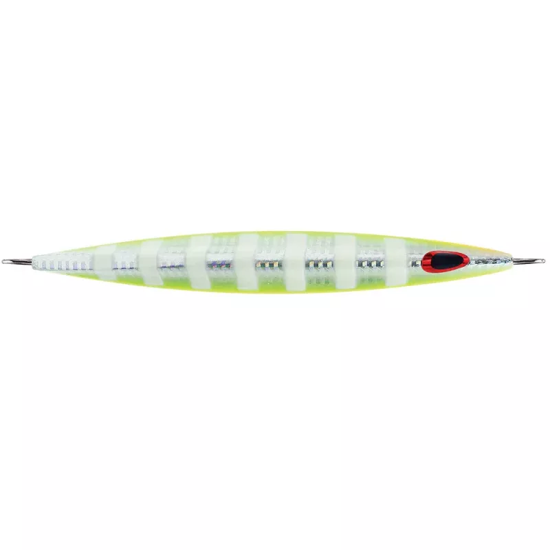 Williamson Kensaki 280 Jig - 7.25" - 9-7/8oz - UV Chartreuse Glow Zebra [KSJ280UVCGZ]