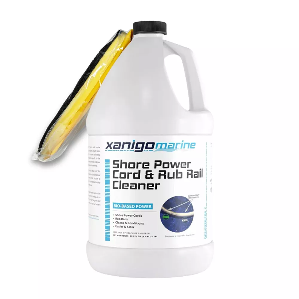 Xanigo Marine Shore Power CordRub Rail Cleaner w/Glove - 1 Gallon [XMSPC1G]