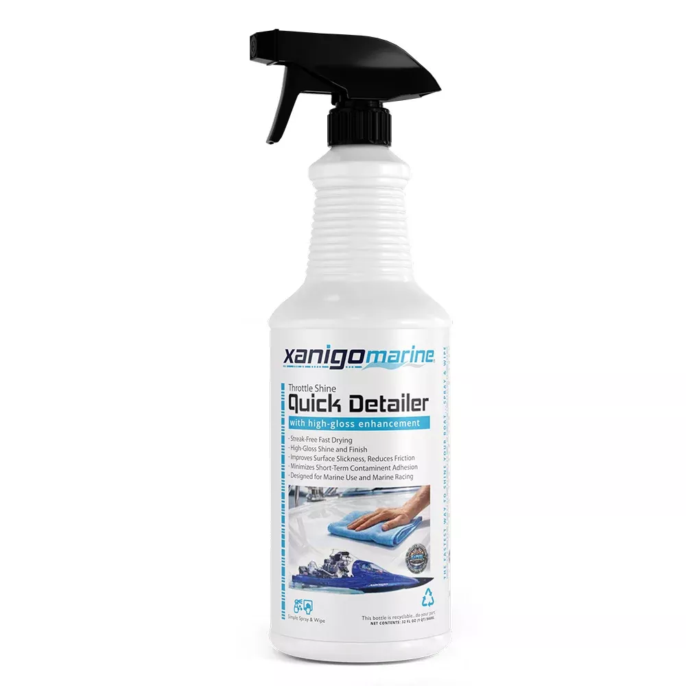 Xanigo Marine Throttle Shine Marine Quick Detailer – 32oz [XMQD32]