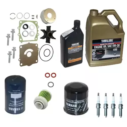 Yamaha VF90 SHO Service Kit with Water Pump and OEM 5W30 Oil Fan Favorite