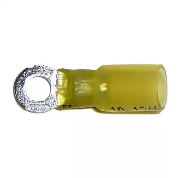 Yellow 10 Ring Terminal 100pk Deal
